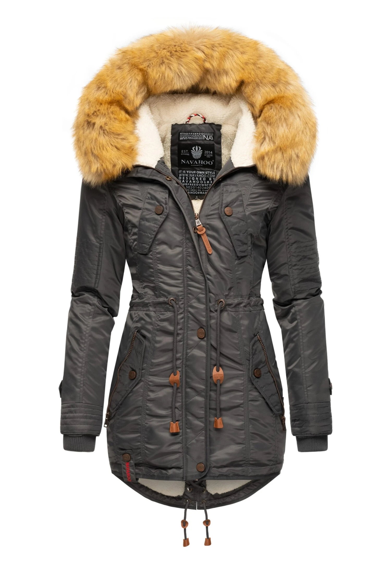 Navahoo La Viva - Winterjas - Anthracite 3 Navahoo La Viva - Winterjas - Anthracite