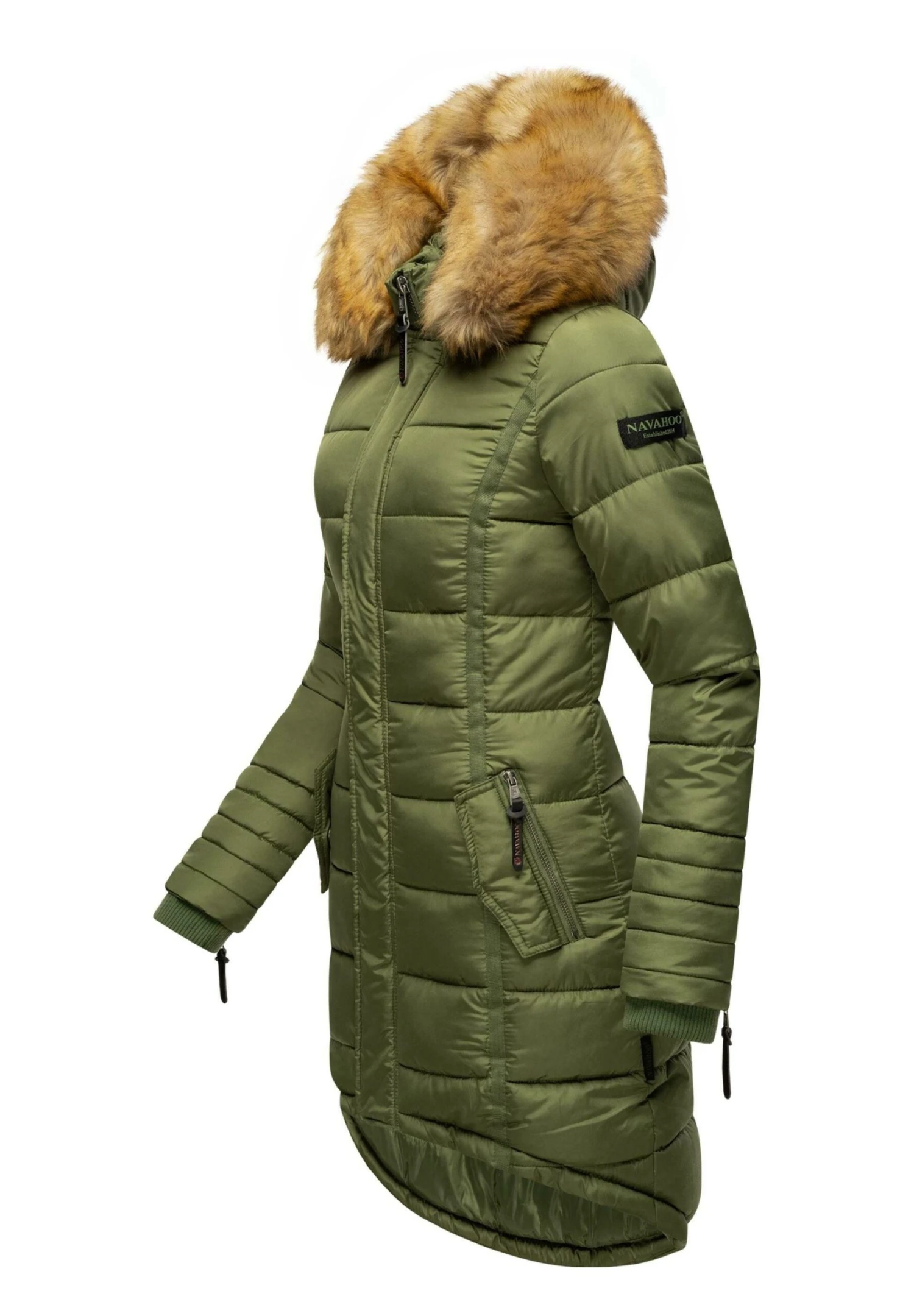 Navahoo Papaya - Winterjas - Dusty Olive 7 Navahoo Papaya - Winterjas - Dusty Olive - Afbeelding 5