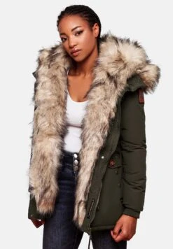 Navahoo Sweety - Winterjas - Olive -Navahoo 161fced9a8714b9b8e677294652a66e1