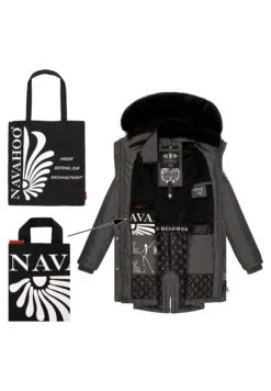 Navahoo Tiniis - Winterjas - Dark Grey -Navahoo 1af9abe2a0fe44d3840fb60038bc6aad