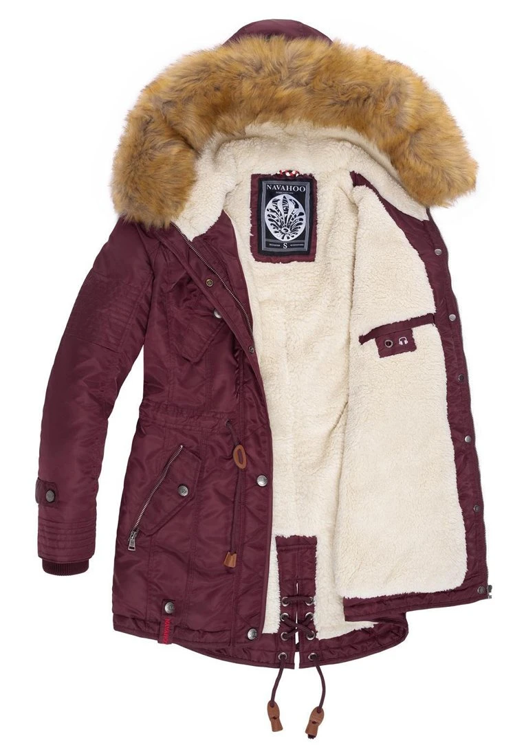 Navahoo La Viva - Winterjas - Burgundy 7 Navahoo La Viva - Winterjas - Burgundy - Afbeelding 5