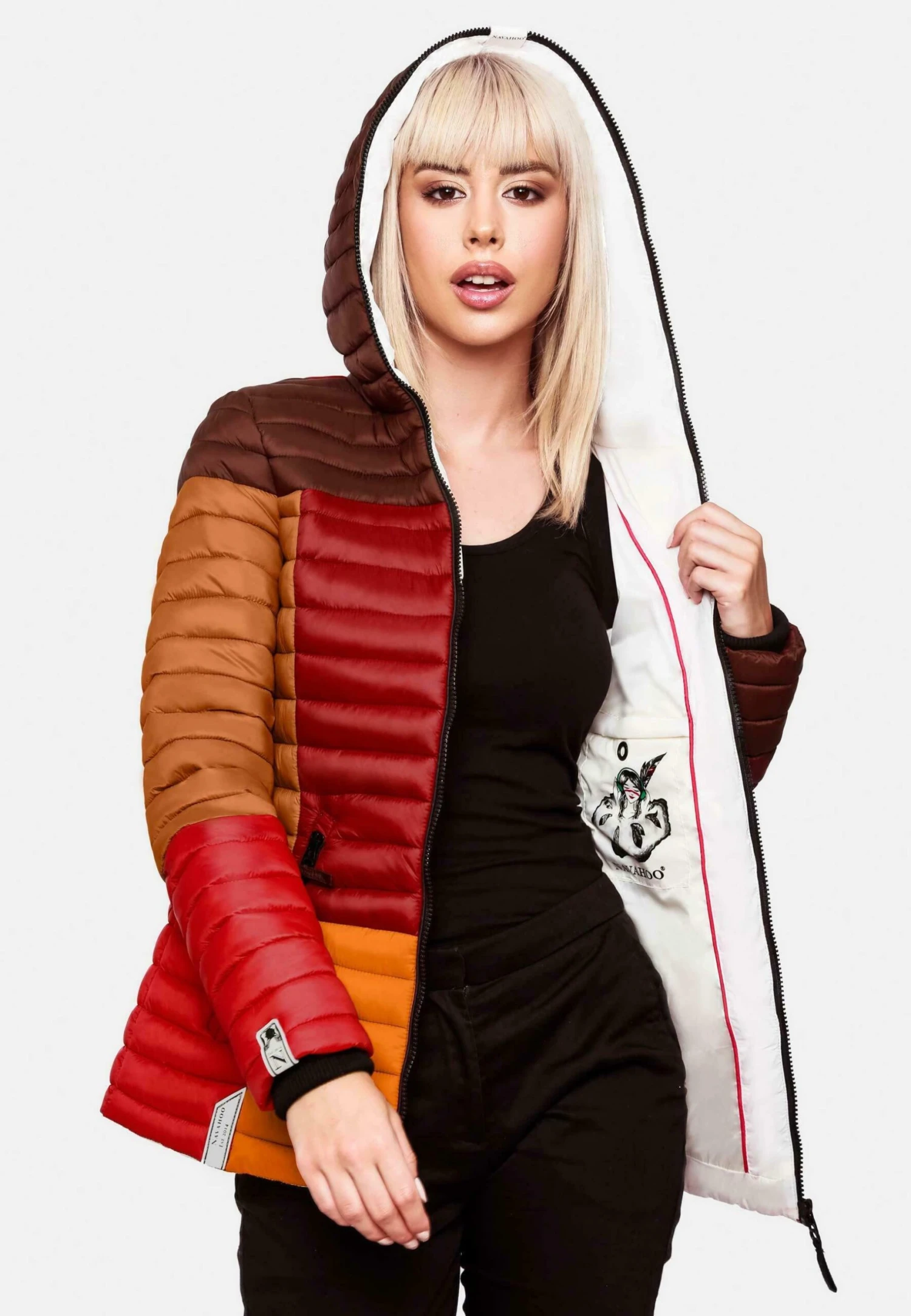 Navahoo Jas - Multicolour Autumn Leaves 6 Navahoo Jas - Multicolour Autumn Leaves - Afbeelding 4