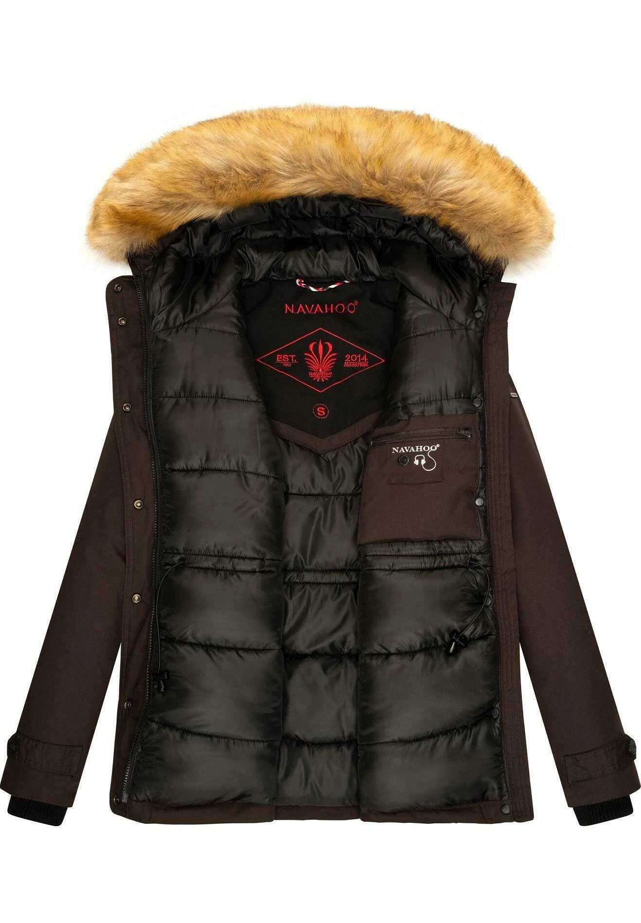 Navahoo Laura - Winterjas - Ochre 6 Navahoo Laura - Winterjas - Ochre - Afbeelding 4