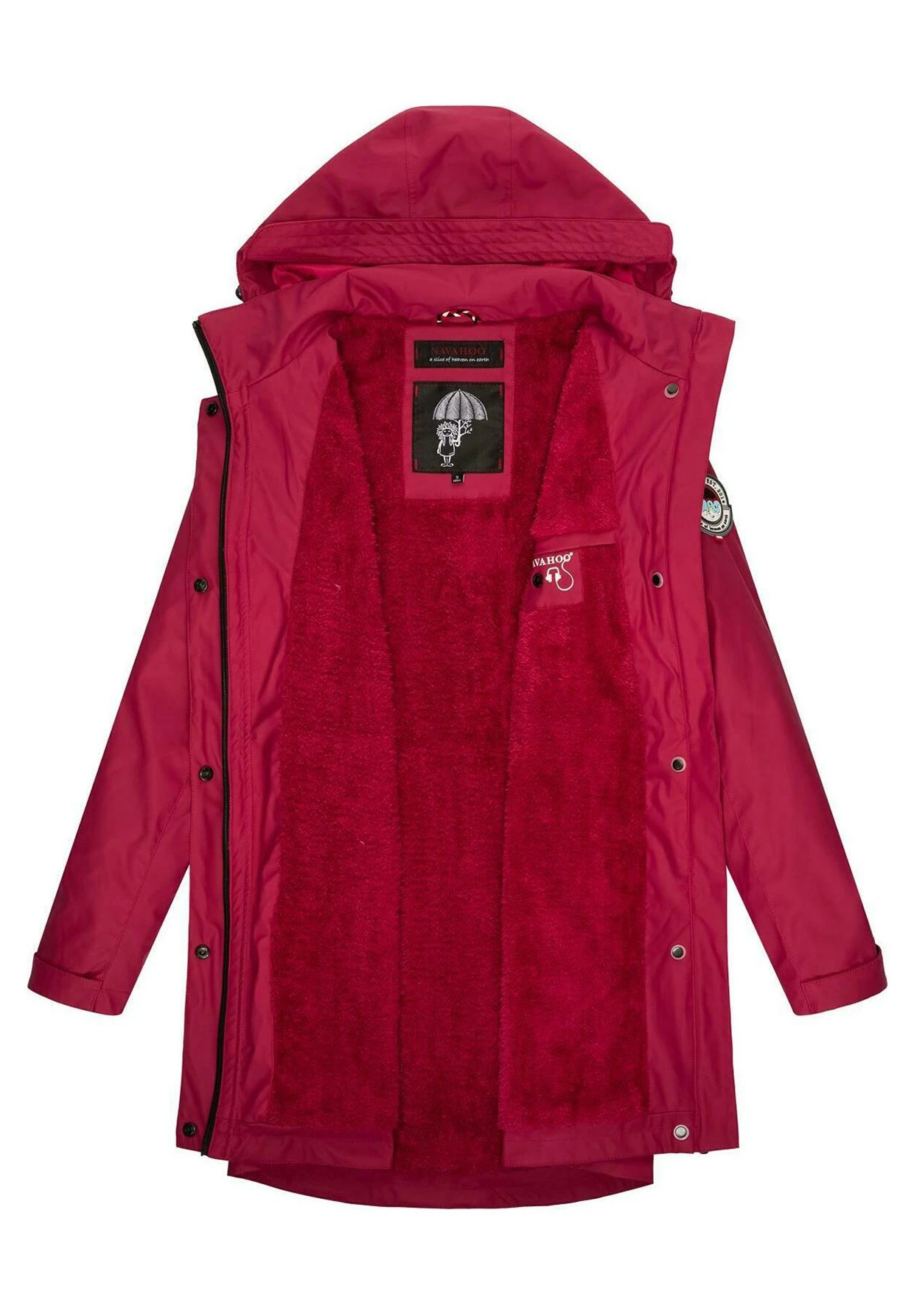 Navahoo Deike - Parka - Fuchsia 8 Navahoo Deike - Parka - Fuchsia - Afbeelding 6