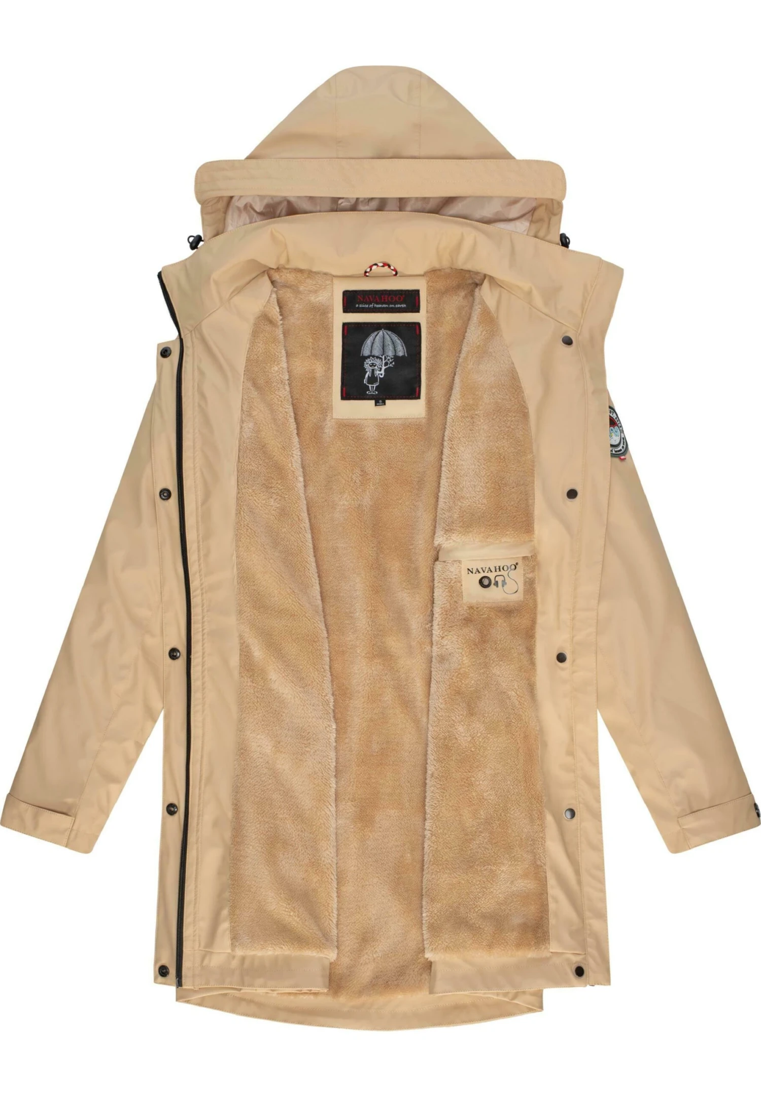 Navahoo Deike - Parka - Beige 6 Navahoo Deike - Parka - Beige - Afbeelding 4