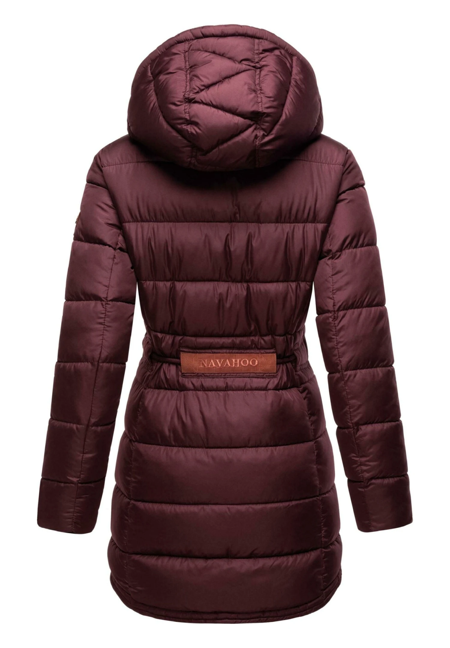 Navahoo Daliee - Winterjas - Dark Red Melange 6 Navahoo Daliee - Winterjas - Dark Red Melange - Afbeelding 4