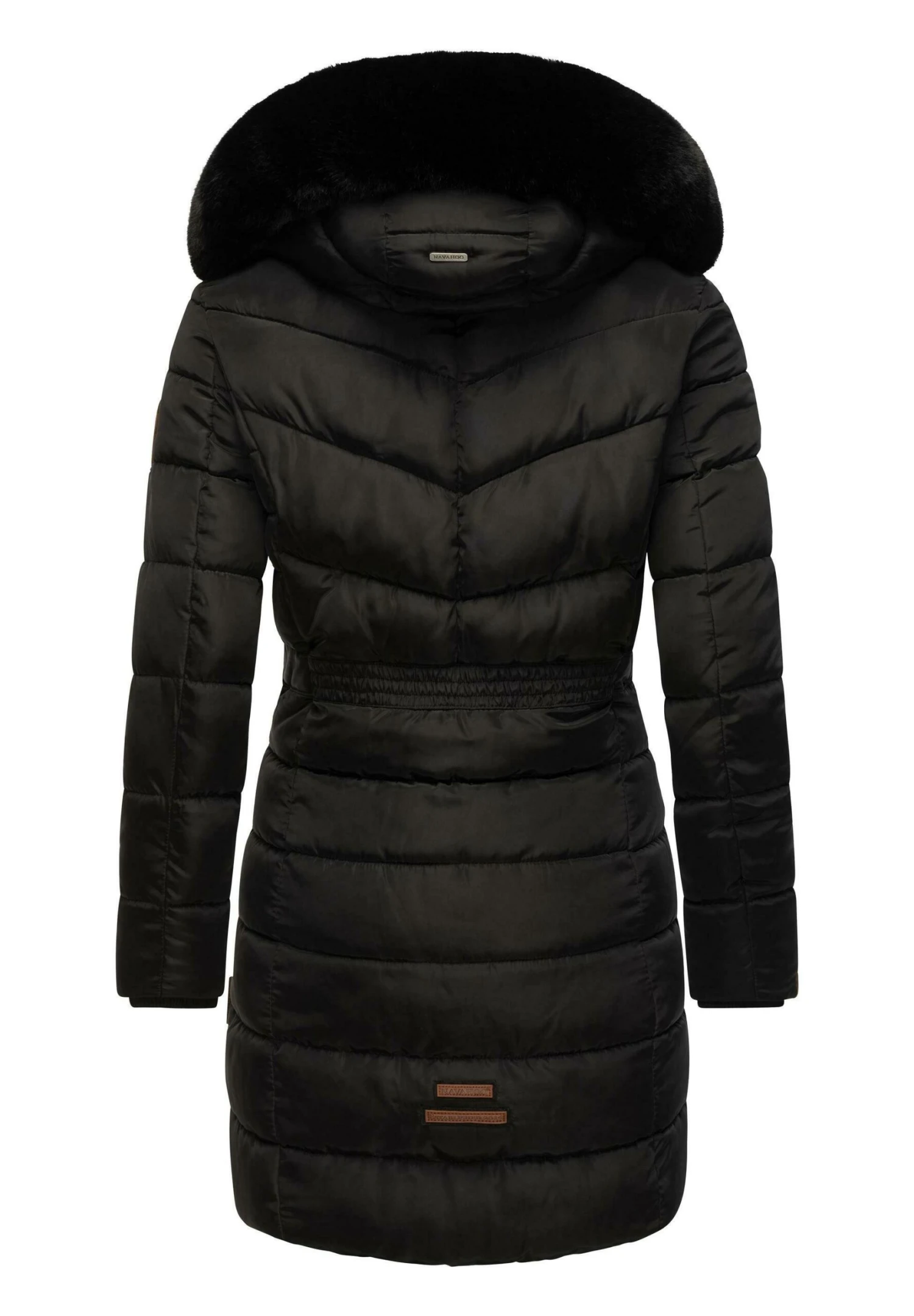 Navahoo Paula - Winterjas - Black With Black Fur 5 Navahoo Paula - Winterjas - Black With Black Fur - Afbeelding 3