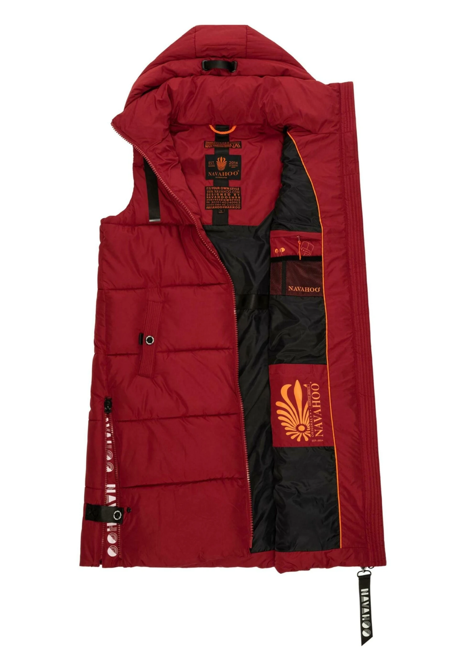 Navahoo Schnuffelchen - Bodywarmer - Blood Red 7 Navahoo Schnuffelchen - Bodywarmer - Blood Red - Afbeelding 5