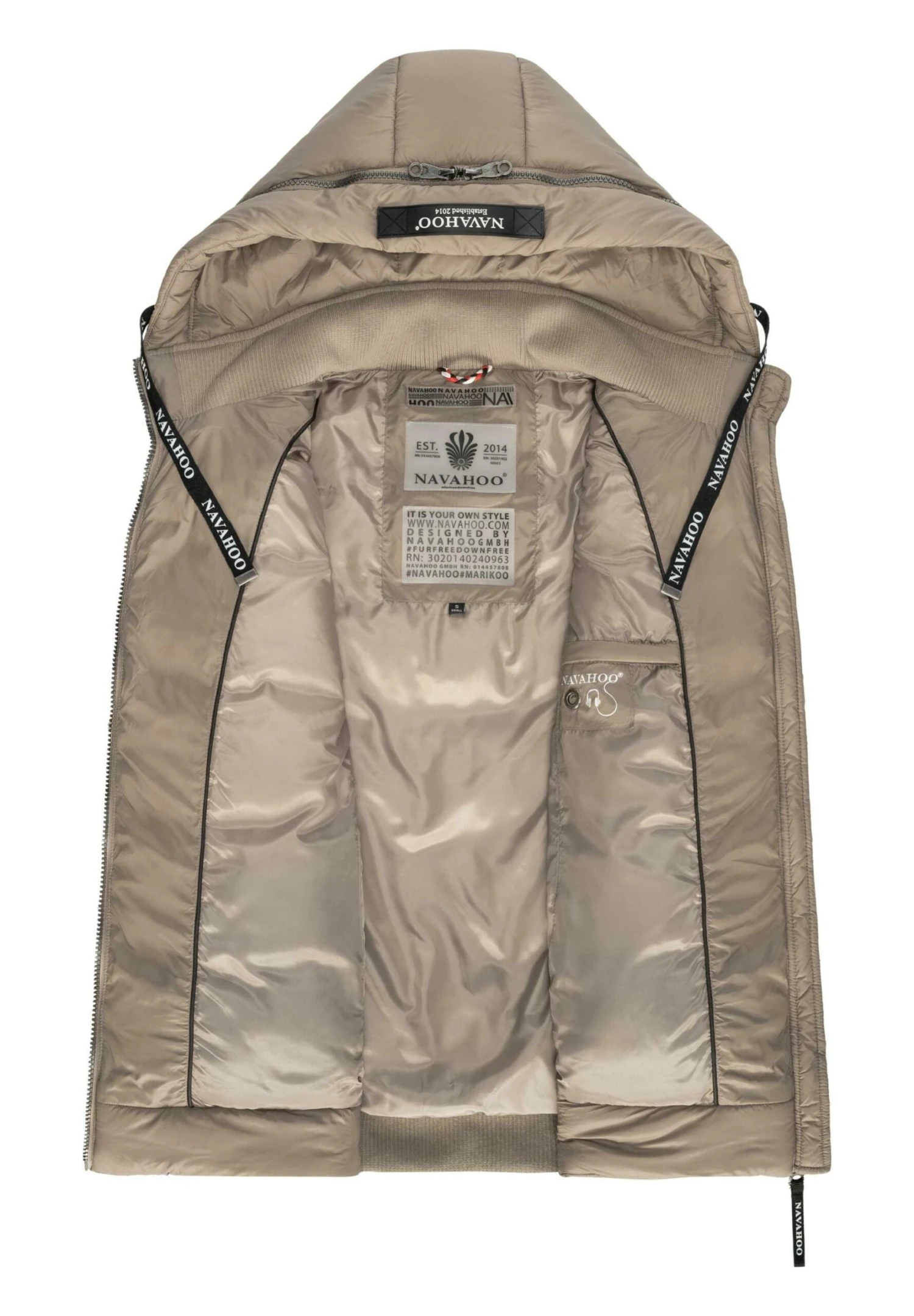 Navahoo Kassidy - Bodywarmer - Taupe 10 Navahoo Kassidy - Bodywarmer - Taupe - Afbeelding 8