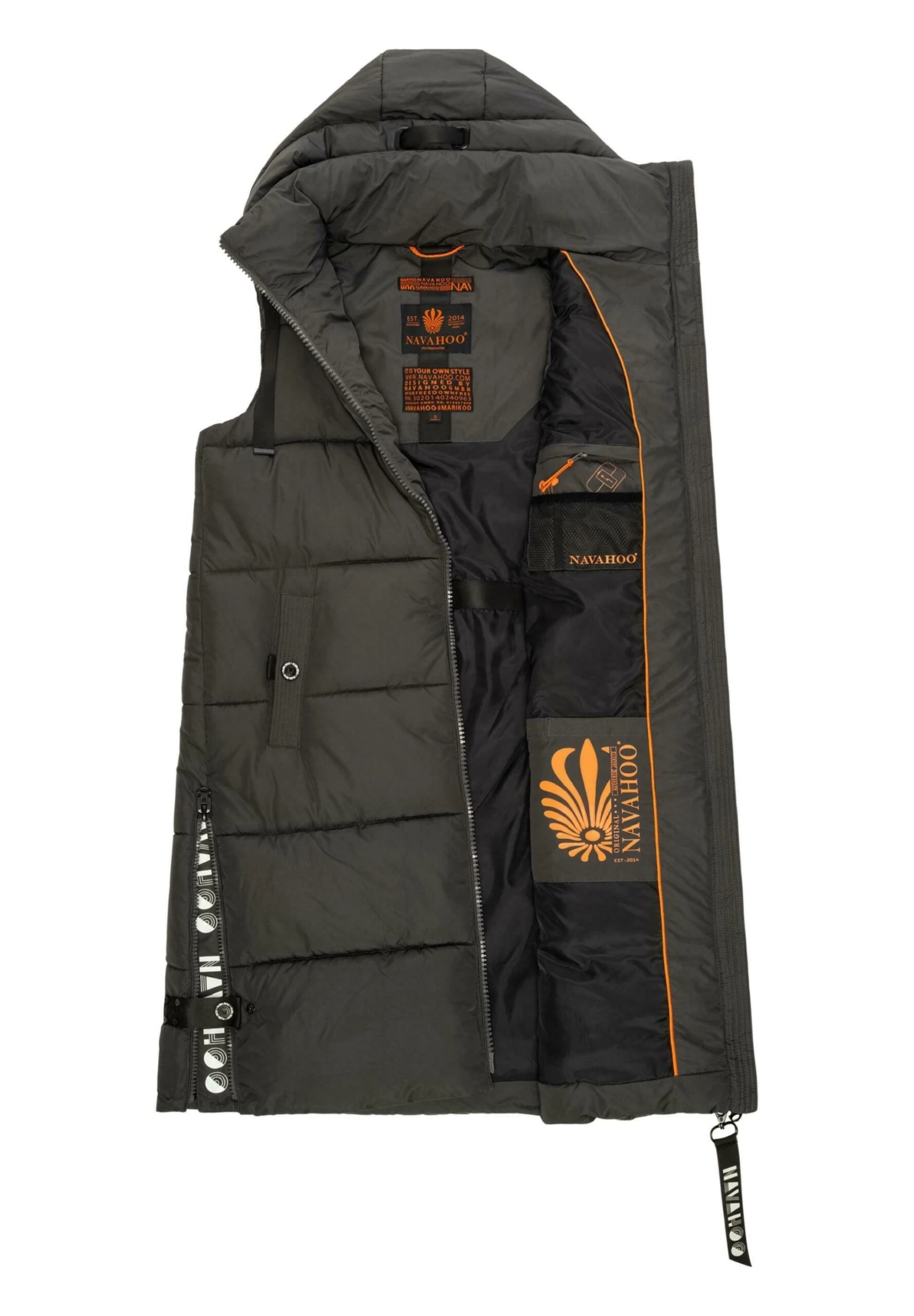 Navahoo Schnuffelchen - Bodywarmer - Anthracite 7 Navahoo Schnuffelchen - Bodywarmer - Anthracite - Afbeelding 5