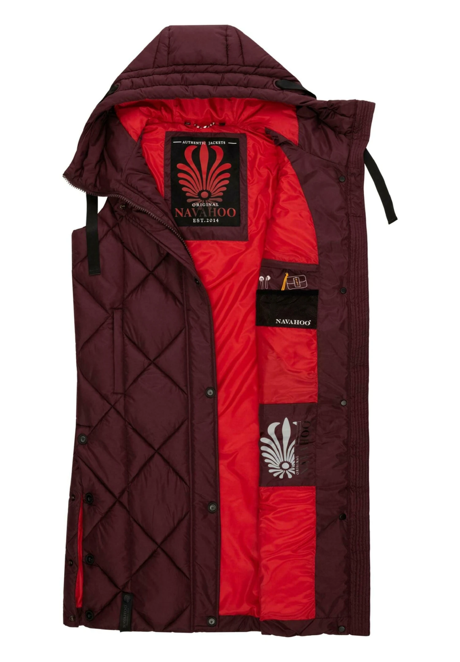 Navahoo Schnuckel - Bodywarmer - Wine 5 Navahoo Schnuckel - Bodywarmer - Wine - Afbeelding 3