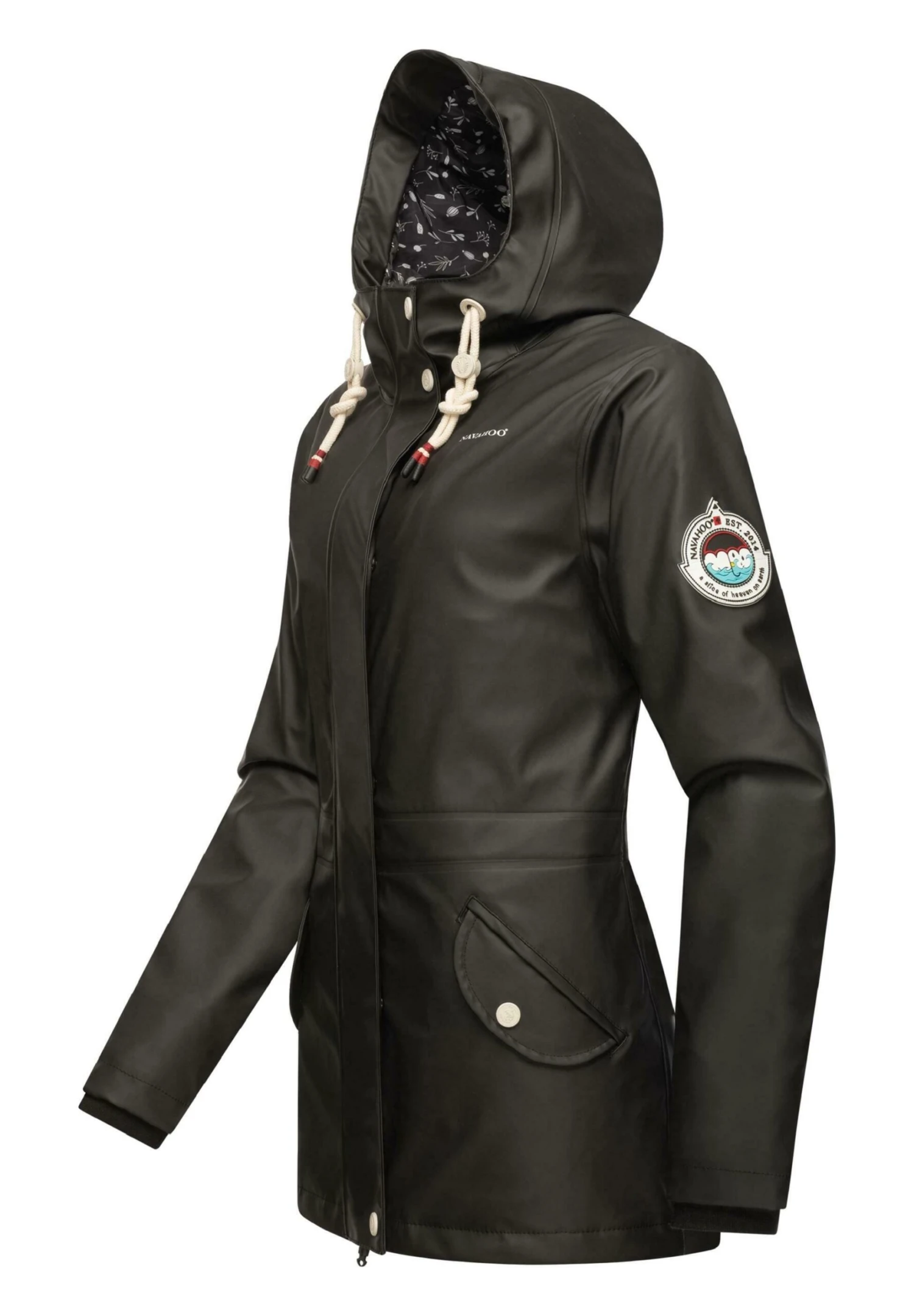 Navahoo Ocean Heart - Parka - Black 4 Navahoo Ocean Heart - Parka - Black - Afbeelding 2