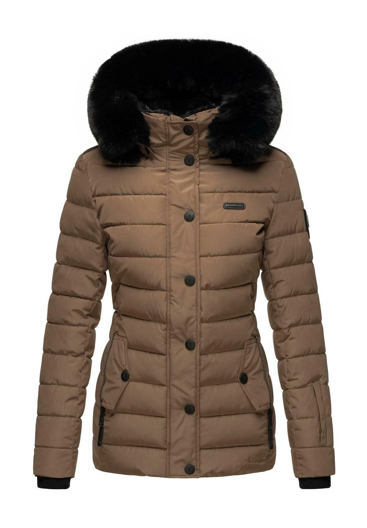 Navahoo Milianaa - Winterjas - Taupe 6 Navahoo Milianaa - Winterjas - Taupe - Afbeelding 4