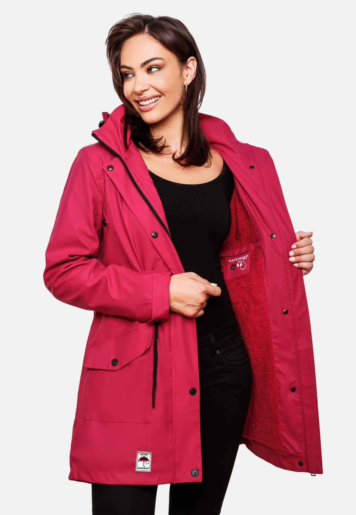 Navahoo Deike - Parka - Fuchsia 5 Navahoo Deike - Parka - Fuchsia - Afbeelding 3