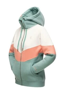 Navahoo Sweater Met Rits - Dusty Mint Melange -Navahoo c74c3c109f6b4fd88dda7c7ae5e34ff6