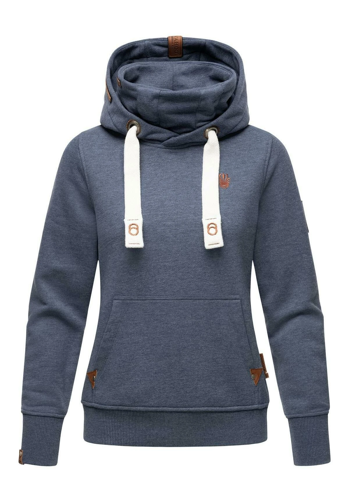 Navahoo Raniaa - Hoodie - Dusty Blue Melange 3 Navahoo Raniaa - Hoodie - Dusty Blue Melange