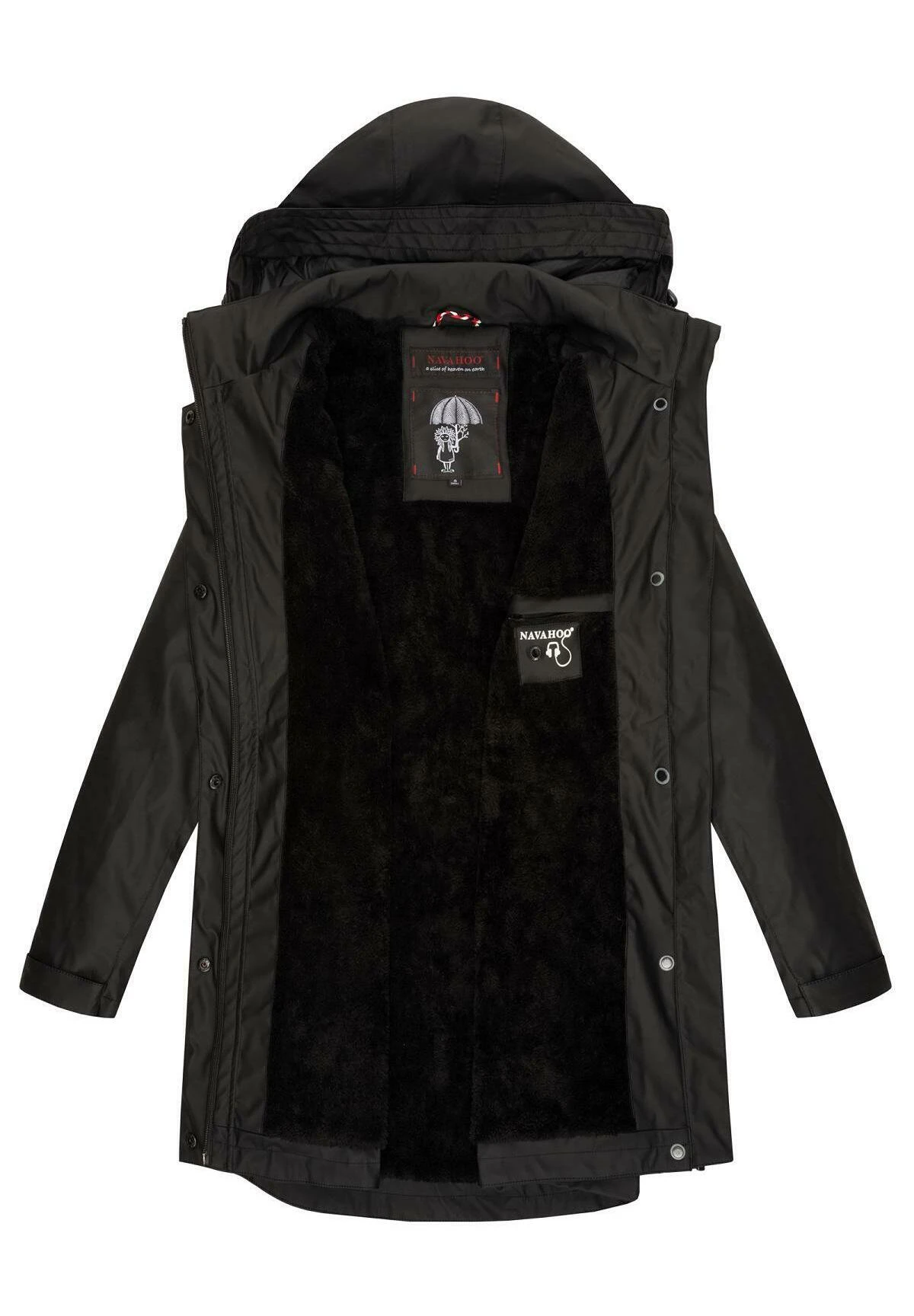 Navahoo Deike - Parka - Schwarz 5 Navahoo Deike - Parka - Schwarz - Afbeelding 4