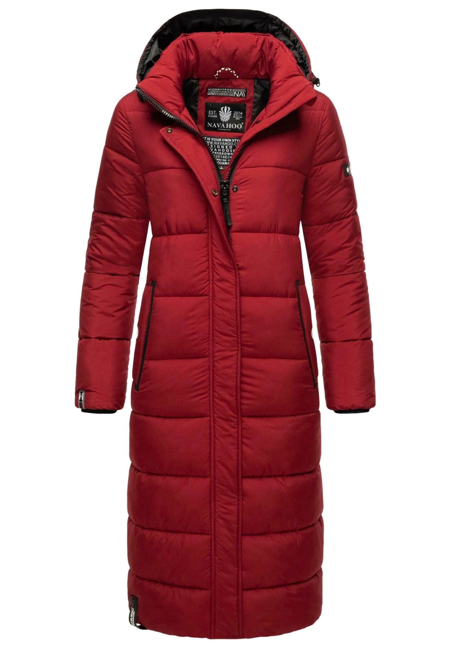 Navahoo Isalie - Winterjas - Blood Red 7 Navahoo Isalie - Winterjas - Blood Red - Afbeelding 5