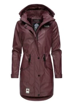 Navahoo 5 Navahoo Deike - Parka - Dark Red Melange