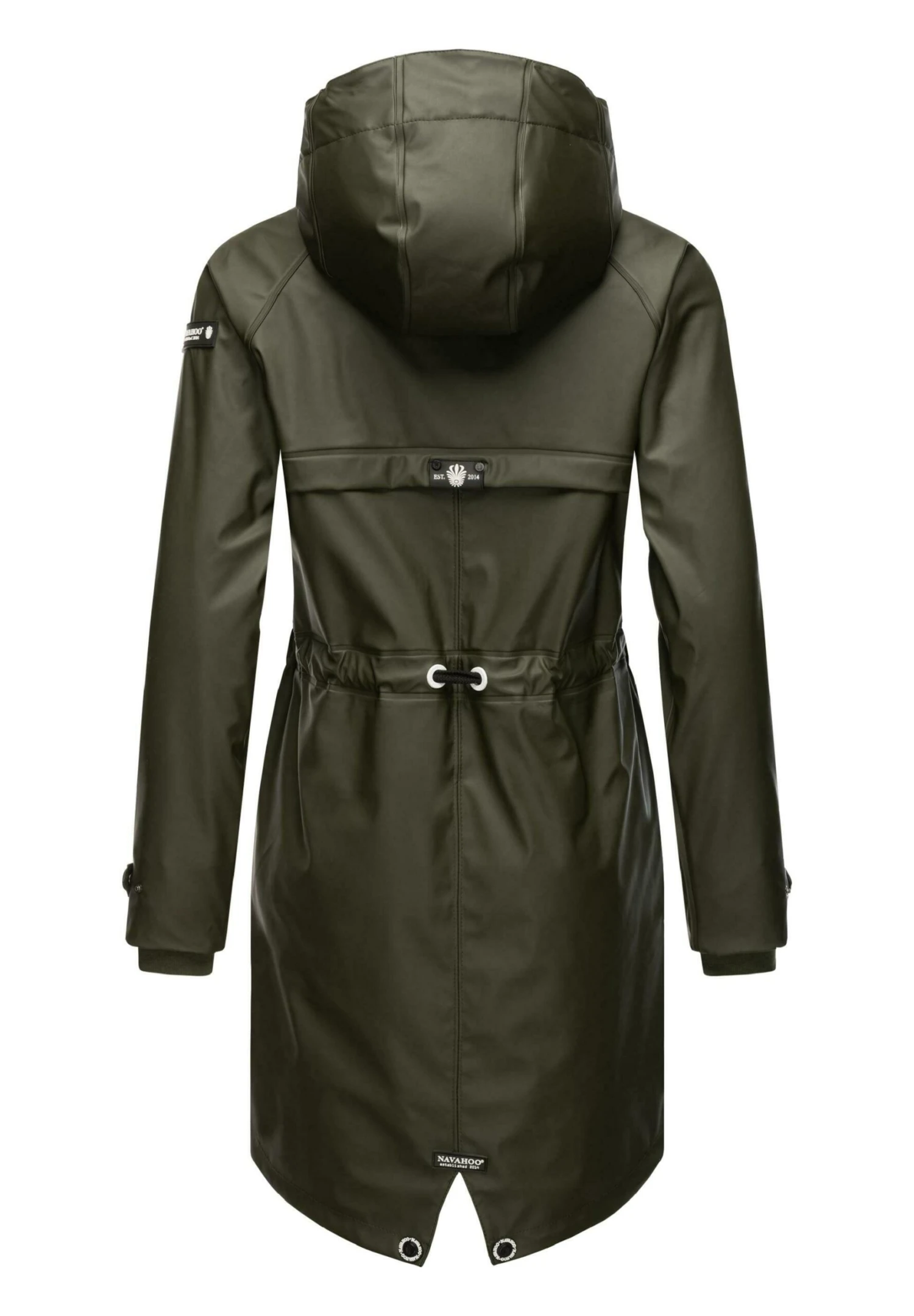 Navahoo Rainy Flower - Parka - Dark Olive 4 Navahoo Rainy Flower - Parka - Dark Olive - Afbeelding 2