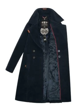 Navahoo Wooly - Halflange Jas - Dark Blue -Navahoo e2ca97f521ff494197086bce436daf96