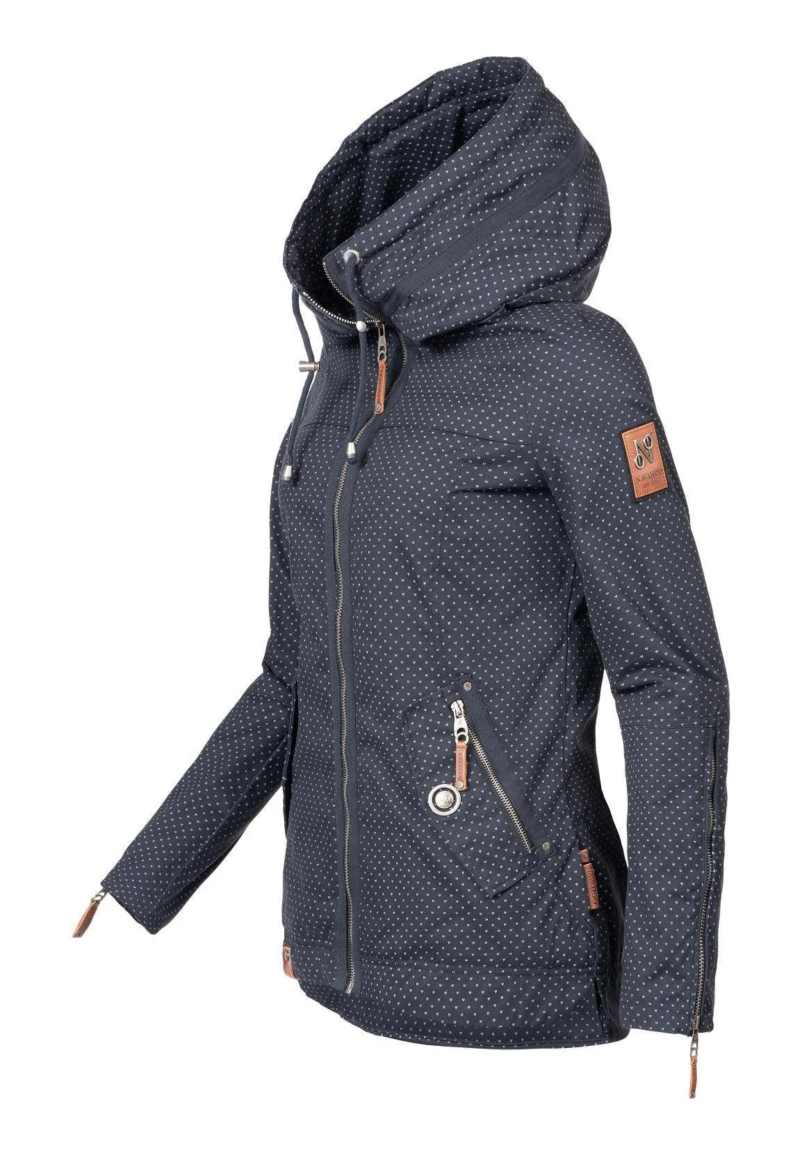 Navahoo Wekoo - Parka - Blau Dots 6 Navahoo Wekoo - Parka - Blau Dots - Afbeelding 4