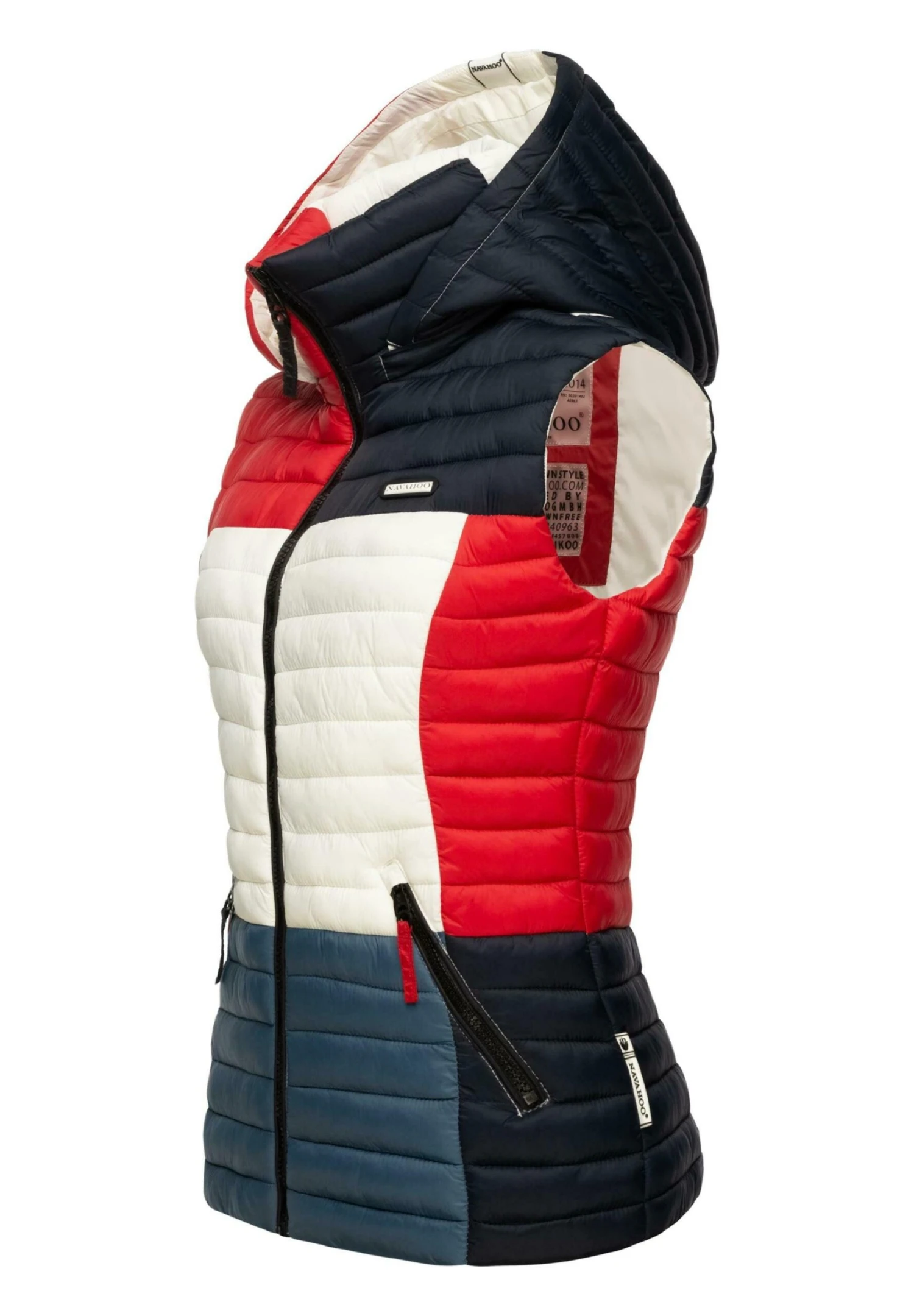 Navahoo Shadaa - Bodywarmer - Multicolour French-Tricoloree 4 Navahoo Shadaa - Bodywarmer - Multicolour French-Tricoloree - Afbeelding 2